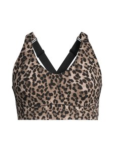 Sweaty Betty - Power Pulse Piping -urheiluliivit - 1001 BROWN INK LEOPARD PRINT | Stockmann
