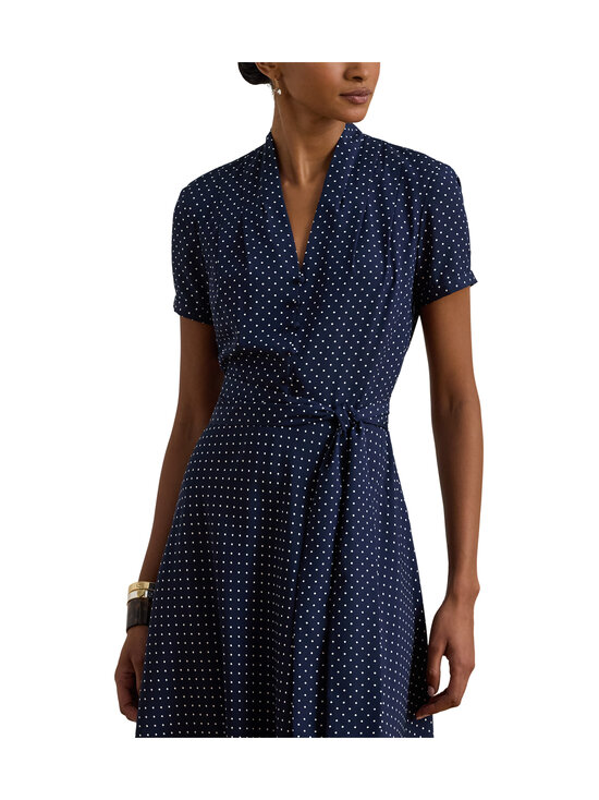 Lauren Ralph Lauren - Earnest īsu piedurkņu kleita - NAVY/WHITE | Stockmann - photo 4