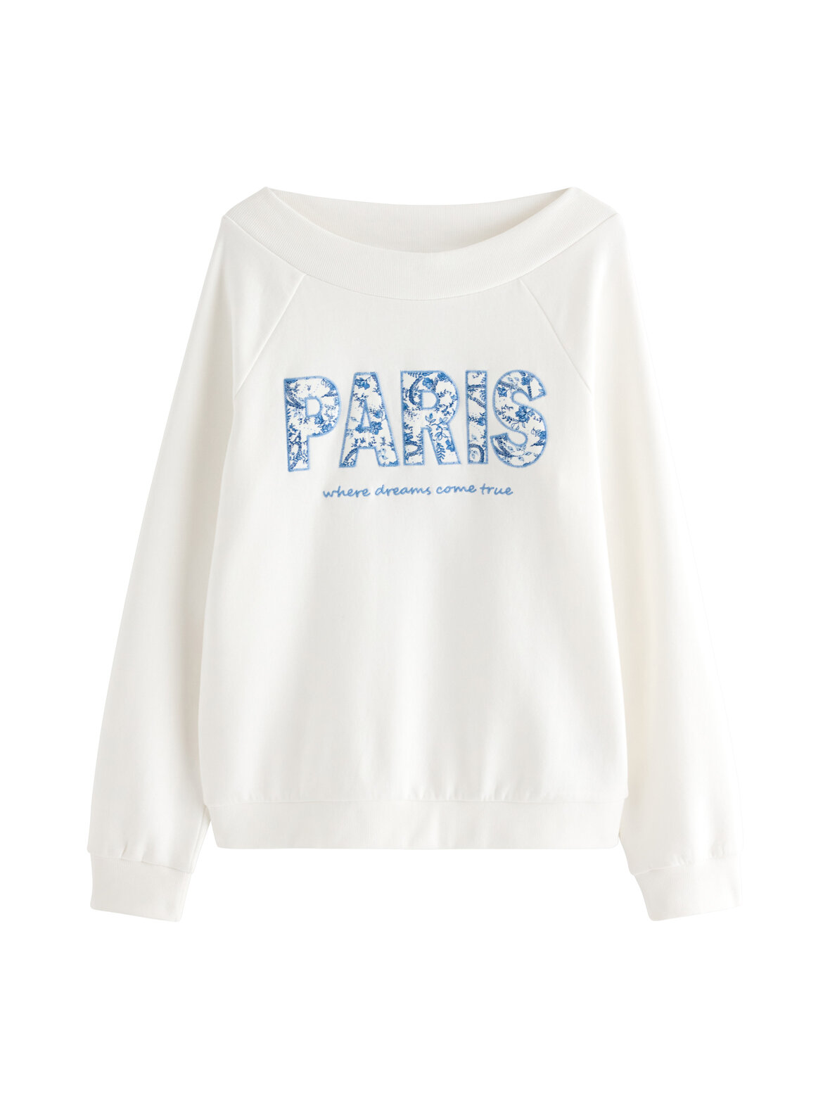 Paris Boatneck -collegepaita