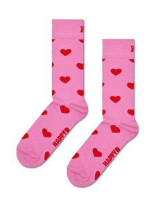 Happy Socks - Heart-sukat - PINK 3300 | Stockmann