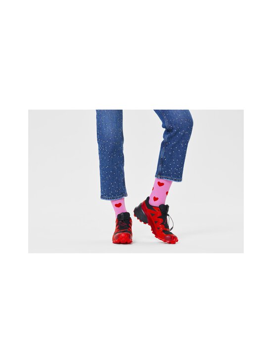 Happy Socks - Heart-sukat - PINK 3300 | Stockmann - photo 2