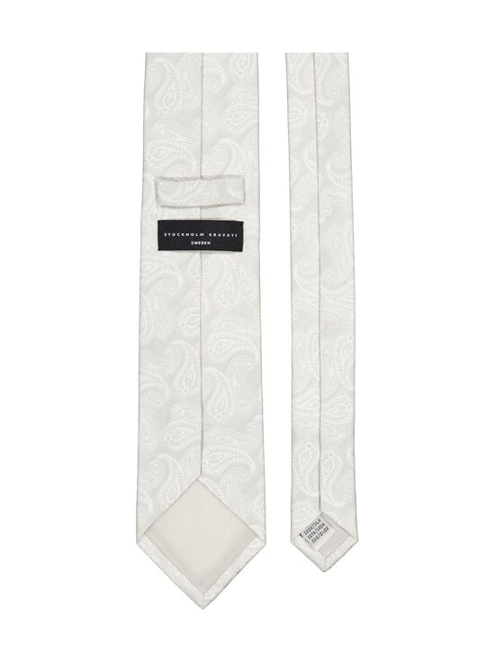 Stockholm Kravatt - Paisley-silkkisolmio - L24F GREY - photo 2 Stockholm Kravatt - Paisley-silkkisolmio - L24F GREY | Stockmann - photo 2
