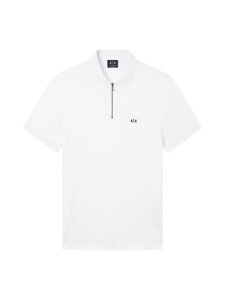 ARMANI EXCHANGE - Zip Polo -pikeepaita - AF21936 U0009 OFF WHITE | Stockmann