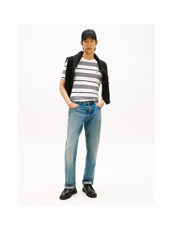 Tommy Hilfiger - Light Interlock Stripe t-paita - 0FA DESERT SKY / IVORY PETAL | Stockmann - photo 2