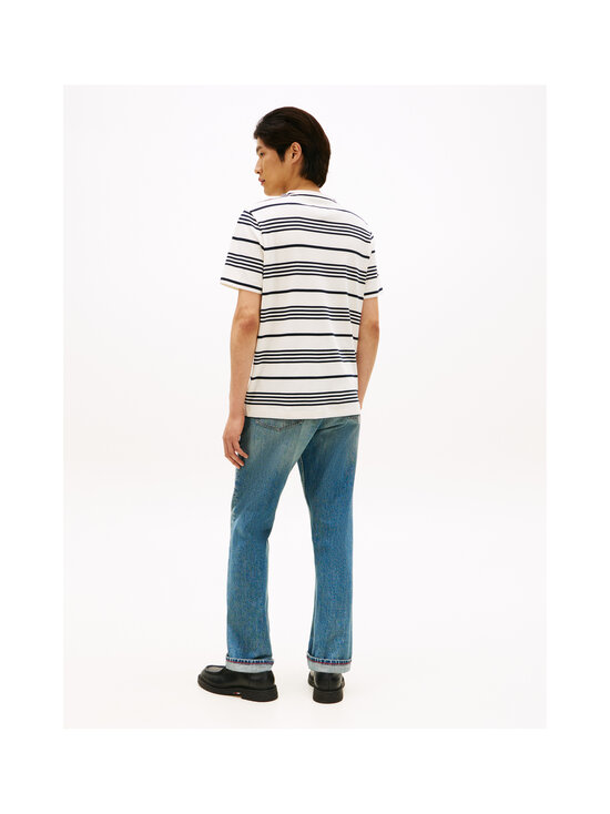 Tommy Hilfiger - Light Interlock Stripe t-paita - 0FA DESERT SKY / IVORY PETAL | Stockmann - photo 3