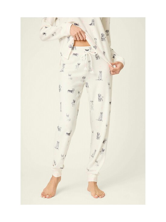 Pj Salvage - Dog-pyjamahousut - OFF WHITE | Stockmann - photo 2