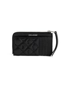 Zadig&Voltaire - ZV Quilted Monogram -korttikotelo - 011 BLACK Zadig&Voltaire - ZV Quilted Monogram -korttikotelo - 011 BLACK | Stockmann