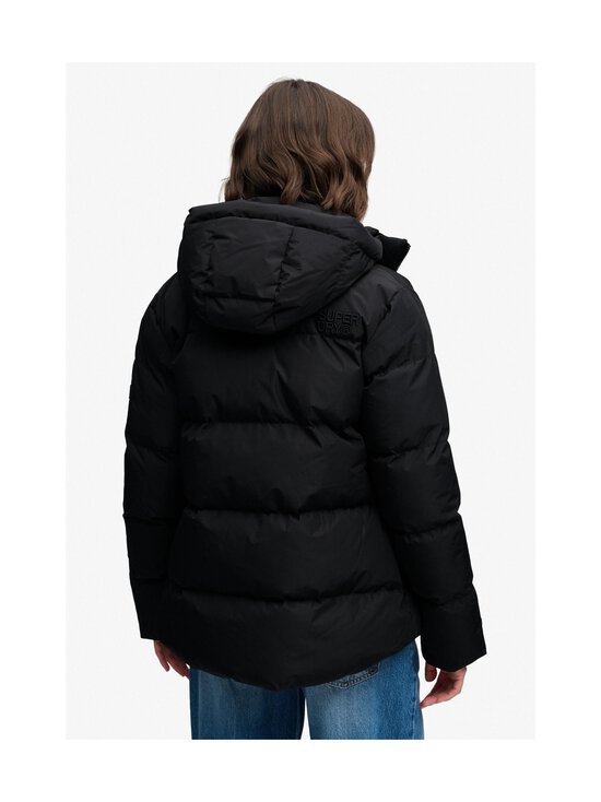Superdry - Hooded 5 Baffle Sports -toppatakki - 02A BLACK | Stockmann - photo 7