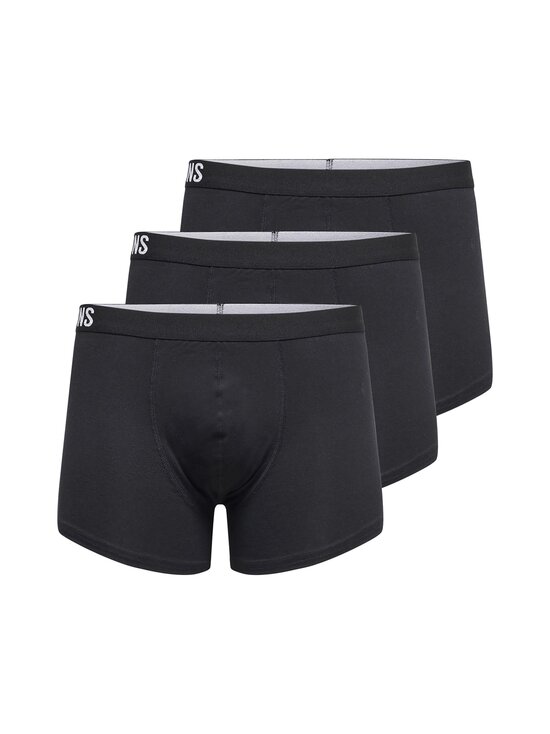 OnsFitz Solid Black -bokserit 3-pack