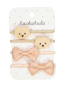 Rockahula - Juuksekummid Teddy Bear Ponies, 4 tk - BROWN | Stockmann
