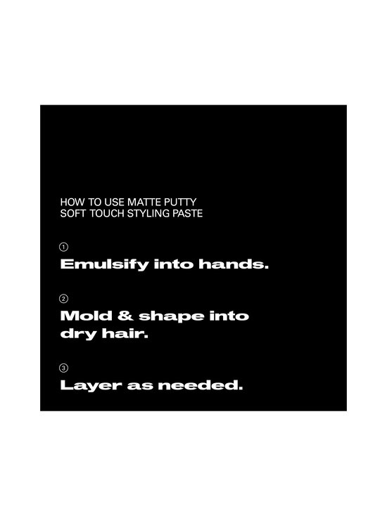 Sebastian - Matte Putty Soft Touch Styling Paste -muotoilupasta - NOCOL | Stockmann - photo 4