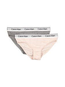 Calvin Klein Kids - Bikini-alushousut 2-pack - 0VJ SILVERPEONY/GREYHEATHER | Stockmann