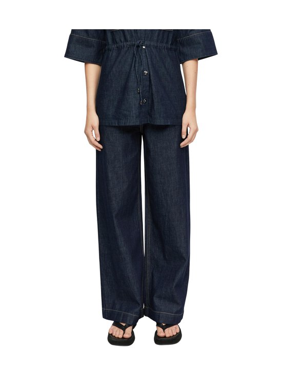 Comma - Wide Leg -farkut - 59Z8 DARK BLUE | Stockmann - photo 4
