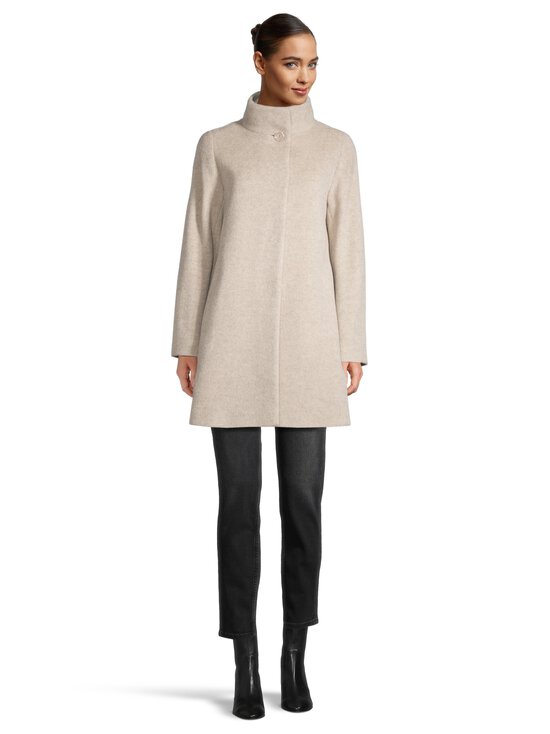 Cinzia Rocca Icons - Stand Collar -villakangastakki - 6 TAUPE | Stockmann - photo 2