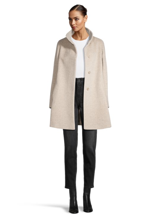 Cinzia Rocca Icons - Stand Collar -villakangastakki - 6 TAUPE | Stockmann - photo 5