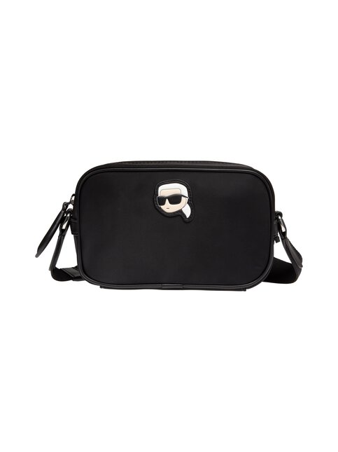 A999 BLACK Karl Lagerfeld K/Ikonik 2.0 Camera -olkalaukku |12 x 20 x 7. ...