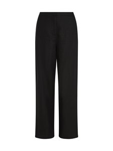 Tommy Hilfiger Curve - Ess Linen Tailored -suoralahkeiset housut - BDS BLACK Tommy Hilfiger Curve - Ess Linen Tailored -suoralahkeiset housut - BDS BLACK | Stockmann