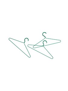 HAY - Colour Hanger Set of 3 - JUNGLE GREEN HAY - Colour Hanger Set of 3 - JUNGLE GREEN | Stockmann