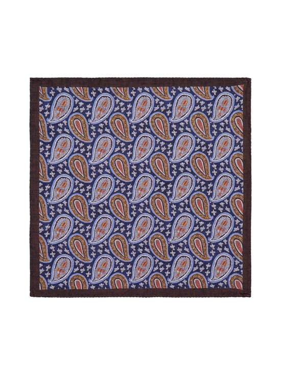 Stockholm Kravatt - Medalion & Paisley -silkkitaskuliina - 1 NAVY /BROWN | Stockmann - photo 1