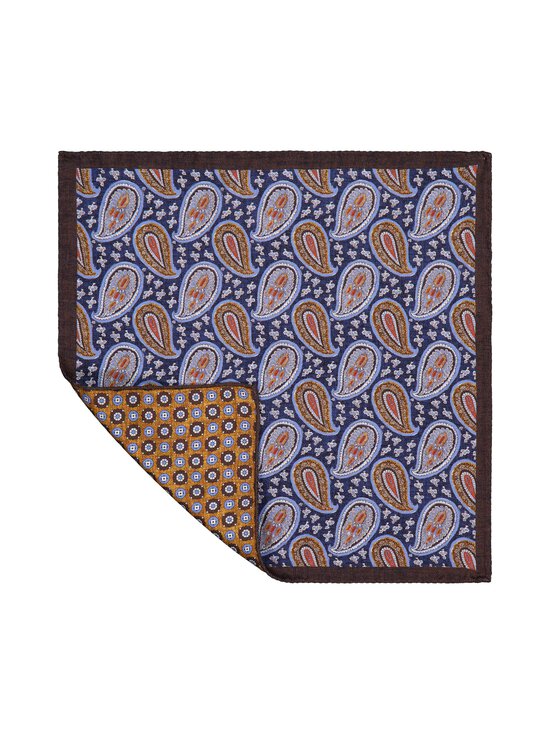Stockholm Kravatt - Medalion & Paisley -silkkitaskuliina - 1 NAVY /BROWN | Stockmann - photo 2