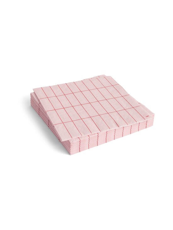 HAY - Pattern papīra salvetes 40 cm, 20 gab. - LIGHT PINK AND RED GRID - photo 1 HAY - Pattern papīra salvetes 40 cm, 20 gab. - LIGHT PINK AND RED GRID | Stockmann - photo 1