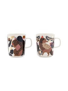 Marimekko - Kurre & Ketunmarja -muki 2-pack - WHITE, MULTICOLOUR, GOLD | Stockmann