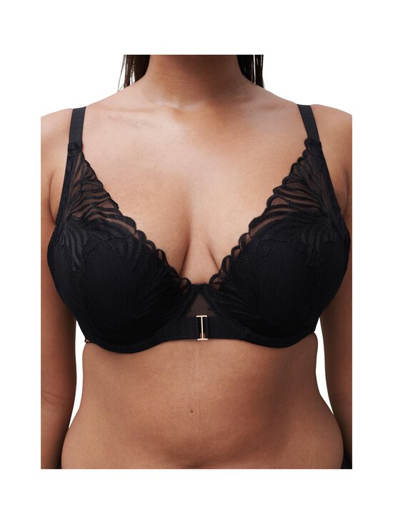 Chantelle - Legend Plunge - kaarituelliset rintaliivit - 011 BLACK | Stockmann - photo 4