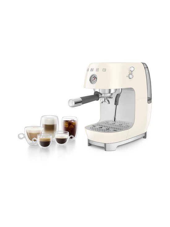 Smeg - ECF03CREU Coffee Machine ‑manuaalinen espressokeitin - CREAM WHITE | Stockmann - photo 7