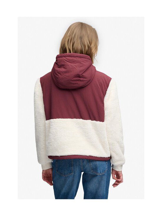 Superdry - Super Soft Hybrid -takki - M3Z DESERT BONE OFF WHITE/PORT RED | Stockmann - photo 8