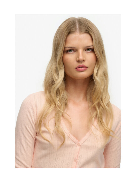 Superdry - Athletic Essentials Pointelle -neuletakki - L3Q ROSE BLUSH PINK | Stockmann - photo 6