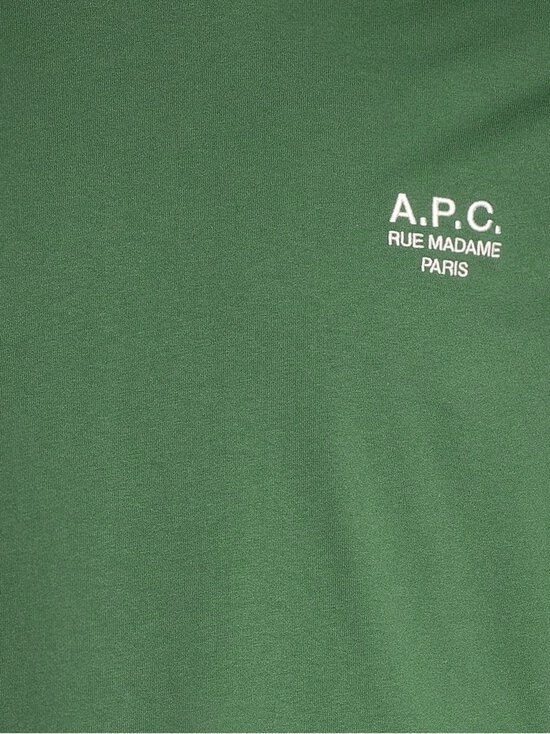 A.P.C - Jersey Standard Rue Madame t-paita - VERT FONCE/BLANC | Stockmann - photo 4