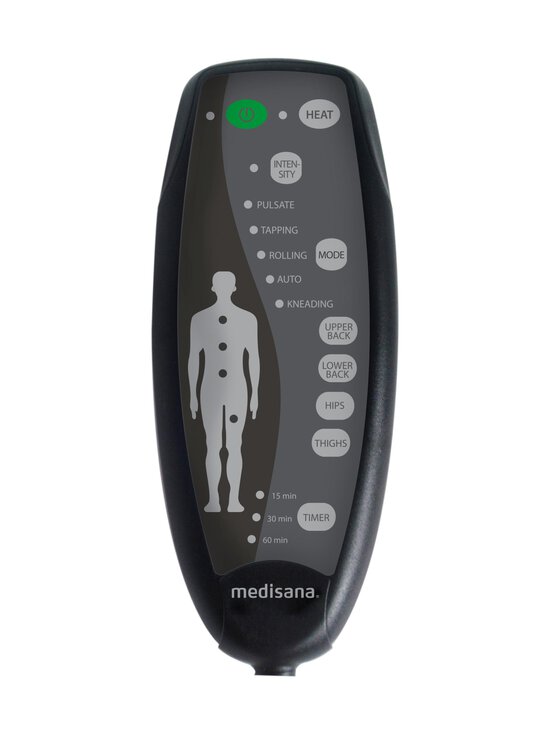 Medisana - MCH Seat Cushion -värinähierontaistuin - BLACK | Stockmann - photo 4