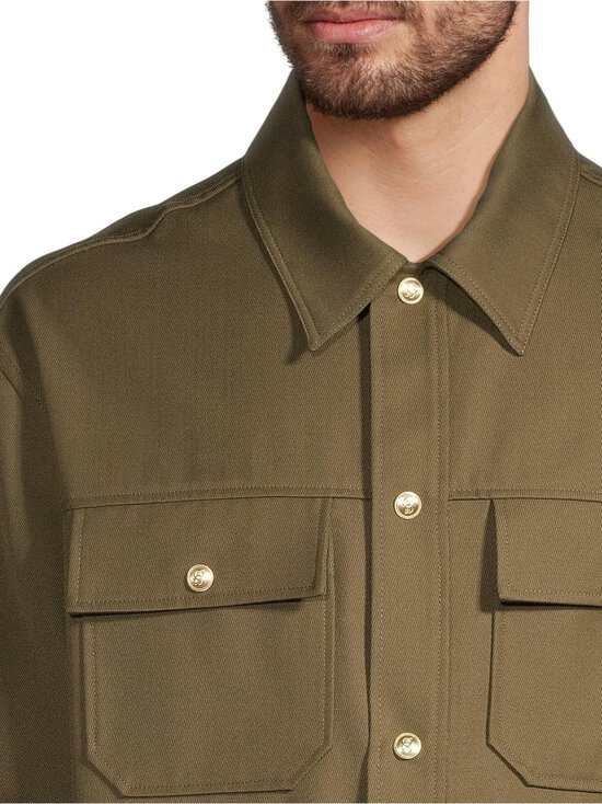 Drôle de Monsieur - La Surchemise à Poches -päällyspaita - KHAKI | Stockmann - photo 4