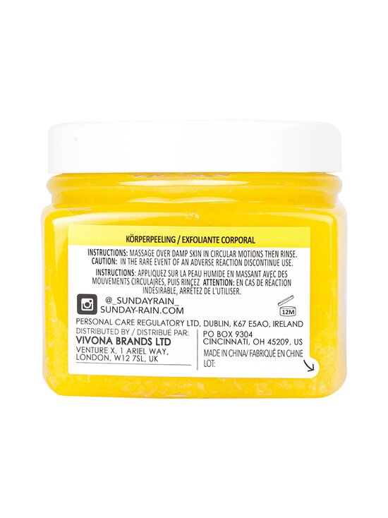 Sunday Rain - Kehakoorija Chamomile & Ylang Ylang Body Scrub 265 g - NOCOL - photo 2 Sunday Rain - Kehakoorija Chamomile & Ylang Ylang Body Scrub 265 g - NOCOL | Stockmann - photo 2