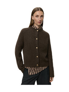 Sofie Schnoor - Selmasw-neuletakki - 7025 DARK BROWN | Stockmann