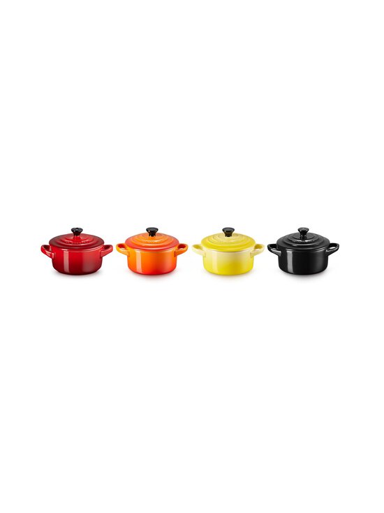 Le Creuset - Ahjuvormide komplekt Classic Mini Round Set, 4 x 10 cm - SOLEIL,FLAME,CERISE,BLACK | Stockmann - photo 2