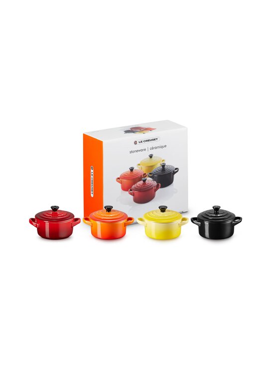 Le Creuset - Ahjuvormide komplekt Classic Mini Round Set, 4 x 10 cm - SOLEIL,FLAME,CERISE,BLACK | Stockmann - photo 6