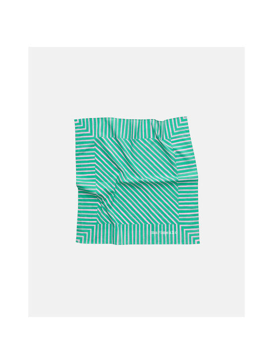 Marimekko - Astrilli Piccolo Kioski -bandana - 630 GREEN, LIGHT PINK | Stockmann - photo 2