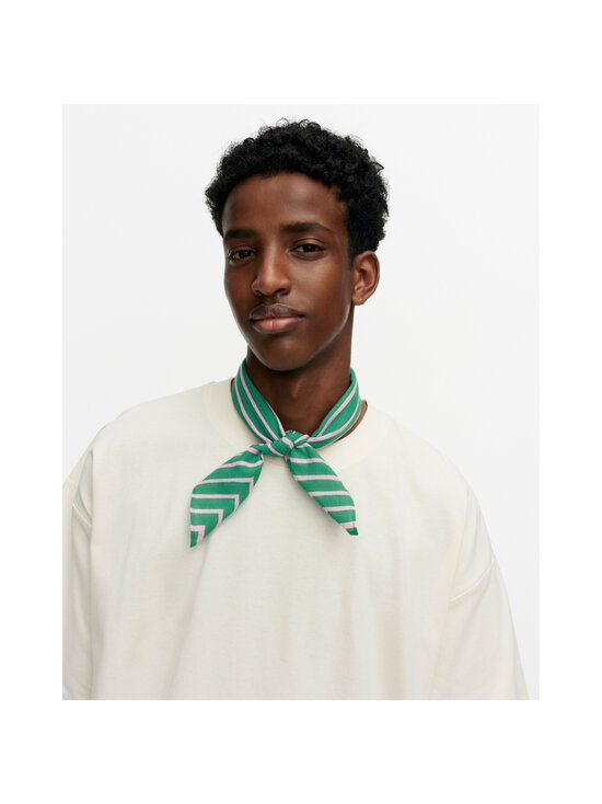 Marimekko - Astrilli Piccolo Kioski -bandana - 630 GREEN, LIGHT PINK | Stockmann - photo 3