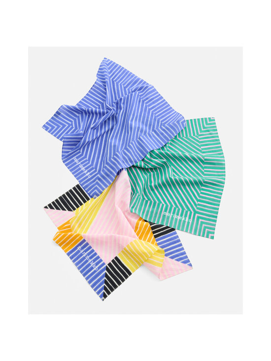 Marimekko - Astrilli Piccolo Kioski -bandana - 630 GREEN, LIGHT PINK | Stockmann - photo 4