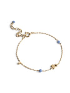 ENAMEL Copenhagen - Melia- kullattu rannekoru - CORNFLOWER | Stockmann