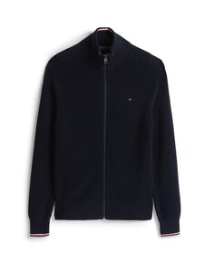 Tommy Hilfiger - Rib Zip Through -neuletakki - DW5 DESERT SKY Tommy Hilfiger - Rib Zip Through -neuletakki - DW5 DESERT SKY | Stockmann