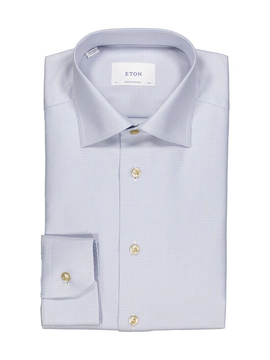 Eton - Contemporary Fit Semi Solid Signature Twill -kauluspaita - 32 BEIGE | Stockmann - photo 1