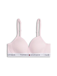 Tommy Hilfiger - Triangle Bra Fixed Foam -rintaliivit - TOG LIGHT PINK | Stockmann