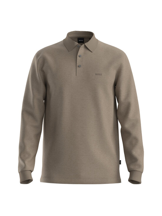 BOSS - Pado polo krekls ar garām piedurknēm - 240 OPEN BROWN | Stockmann - photo 1