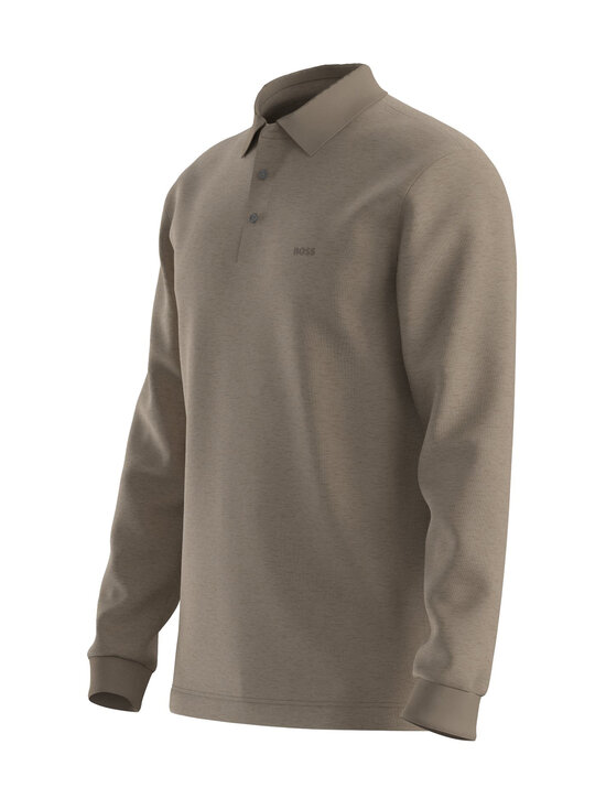 BOSS - Pado polo krekls ar garām piedurknēm - 240 OPEN BROWN | Stockmann - photo 3