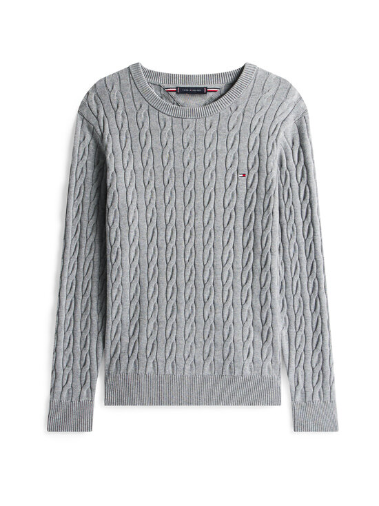 Tommy Hilfiger - Palmikkoes kampsun Classic Cotton - P91 MEDIUM GREY HEATHER | Stockmann - photo 1