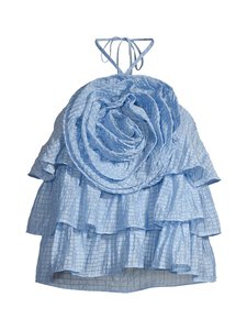Object - ObjBritney Halterneck -pusero - CORNFLOWER BLUE | Stockmann