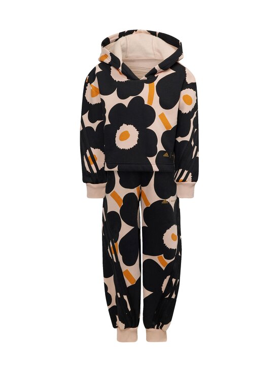 Unikko Fleece 3-Stripes Hoodie and Pant -verryttelypuku