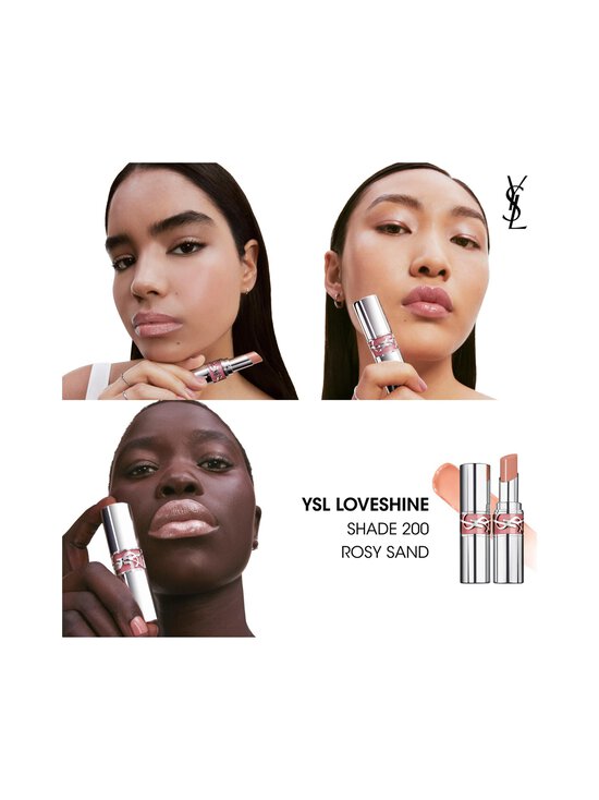 Yves Saint Laurent - YSL LOVESHINE Lipstick -huulipuna - 200 ROSY SAND | Stockmann - photo 4